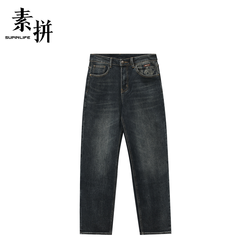 【SUPIN LIFE】25年冬季新款牛仔长裤SPBZK557140AM