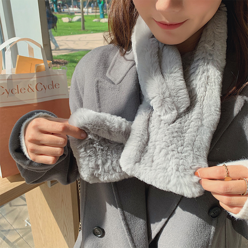 【兔兔围巾】 送你一只暖暖兔 温柔减龄 MJ204025