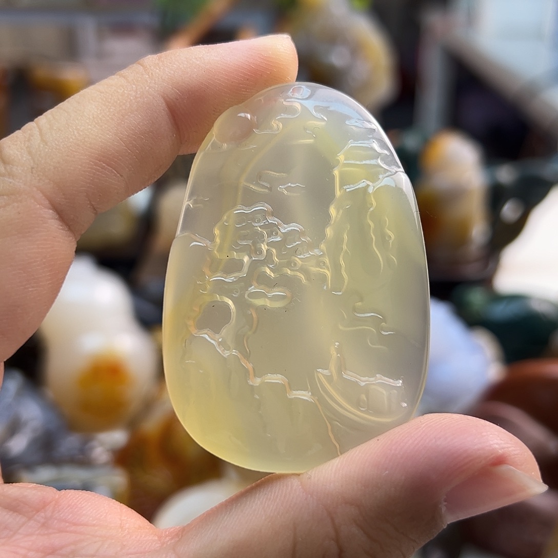 玛瑙/玉髓未镶嵌颈饰