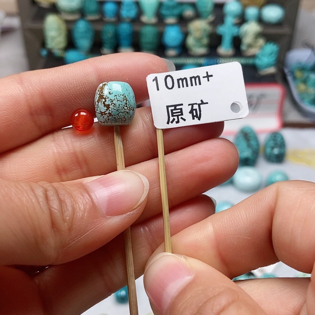 绿松石未镶嵌珠宝半成品