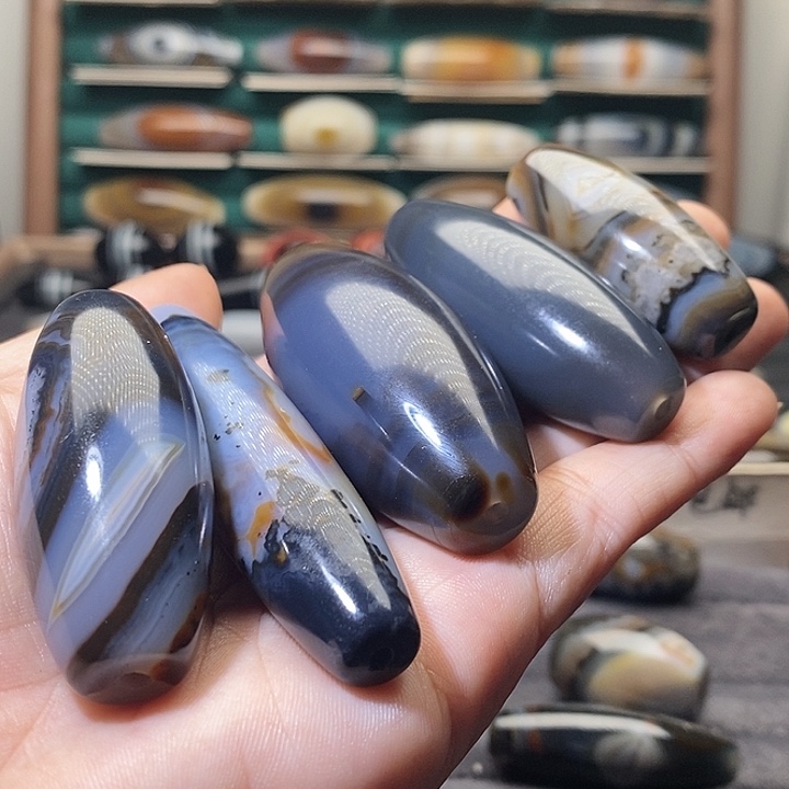 熊***重玛瑙/玉髓未镶嵌吊坠(不含链)