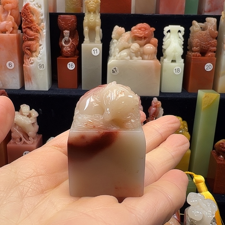 寿山石印石寿山石手工雕刻