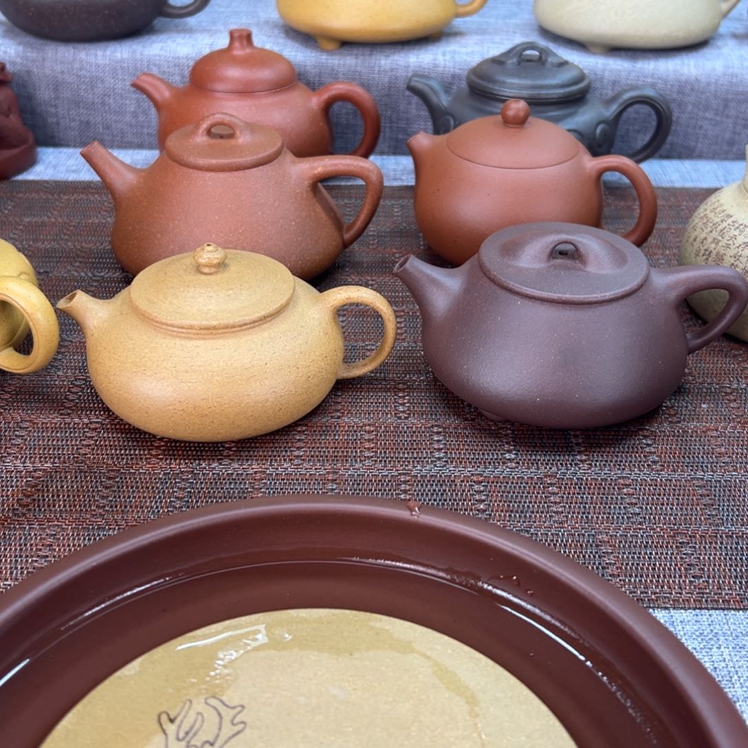 紫砂茶壶用****6红泥孤品