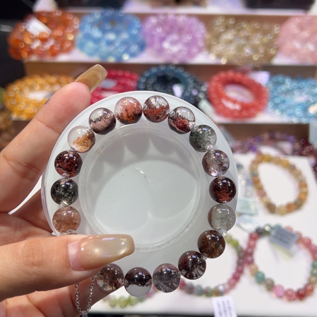 娟***兔未镶嵌水晶手串收藏级幽灵11mm