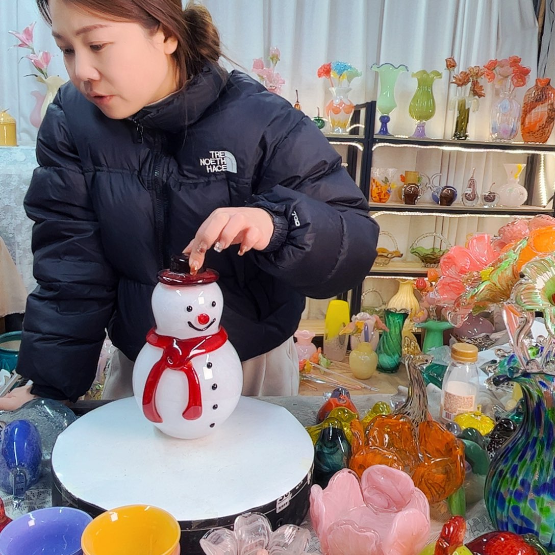 雪人家悦琉璃工艺品