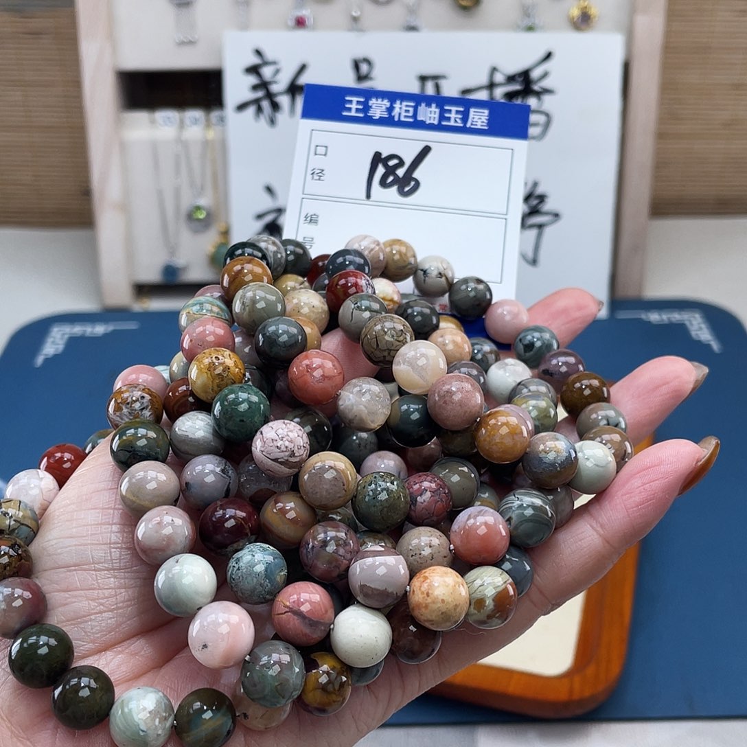 玛瑙/玉髓未镶嵌手链多样性，发一件