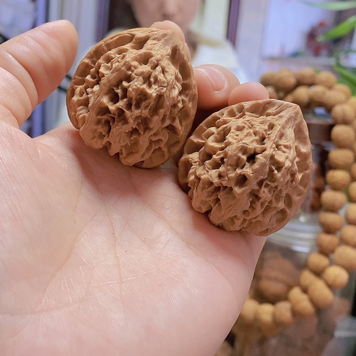 【闪购商品】文玩核桃把件39野牛