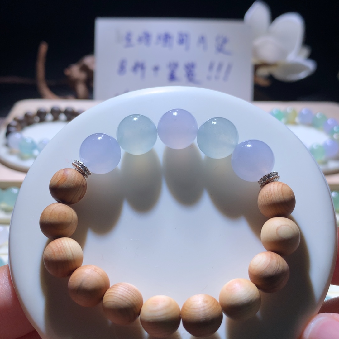 散珠翡翠福利清新款珠串