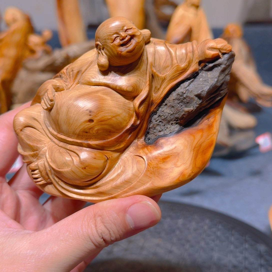 柏木（崖柏）崖柏手把件摆件