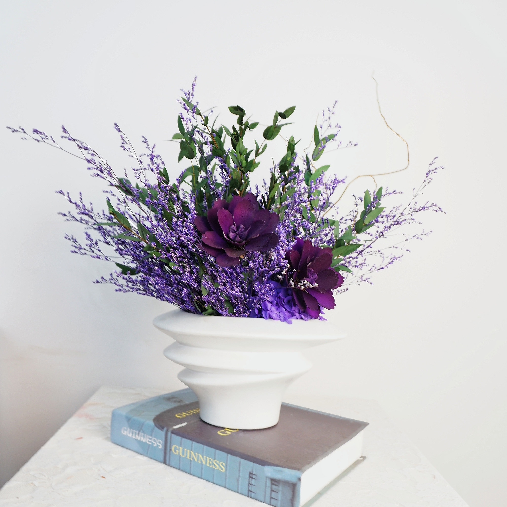 [万紫千红]永生花家居装饰餐桌茶几电视柜鞋柜桌面摆件