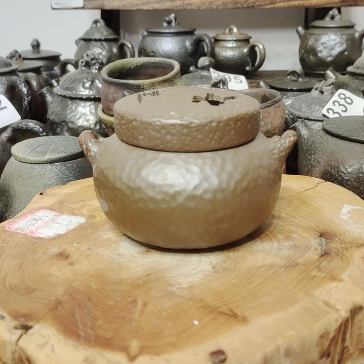 止坭兴陶纯柴烧全手工香炉