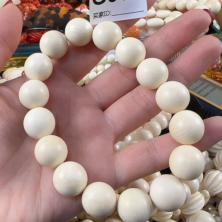 琉璃纯铜合金高级白手串