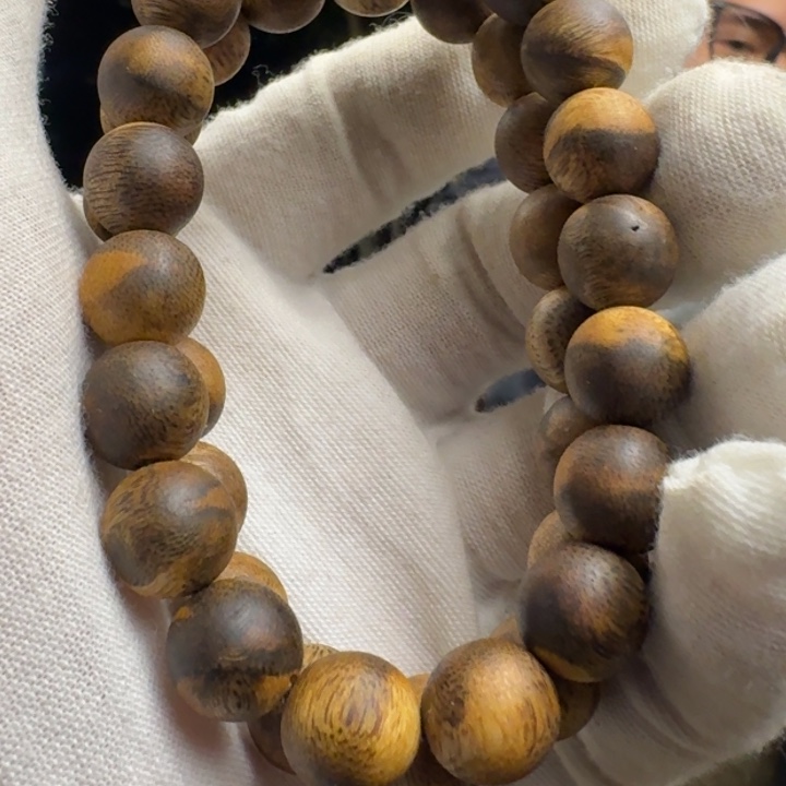 泽***爸沉香碎屑沉香卡11mm22克双圈