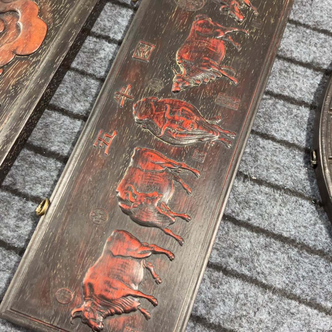 木非洲紫檀木雕牌匾挂匾