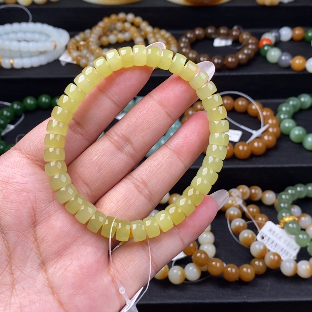 和田玉手串未镶嵌