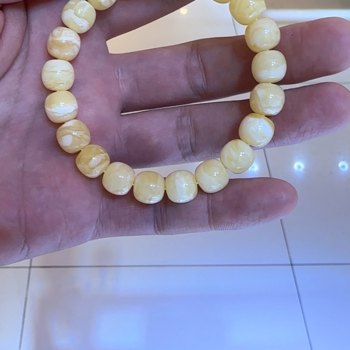 手链琥珀未镶嵌蜜蜡