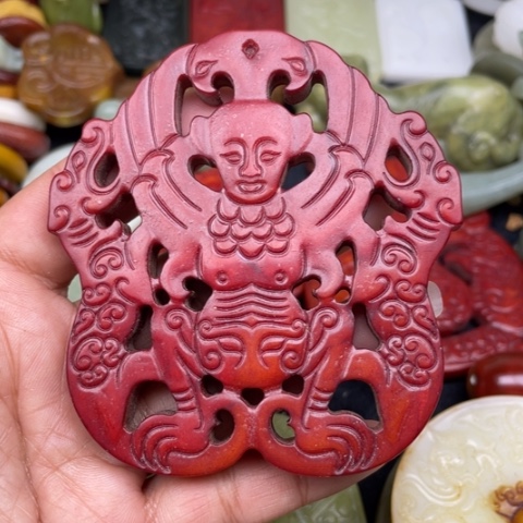 和田玉颈饰未镶嵌89