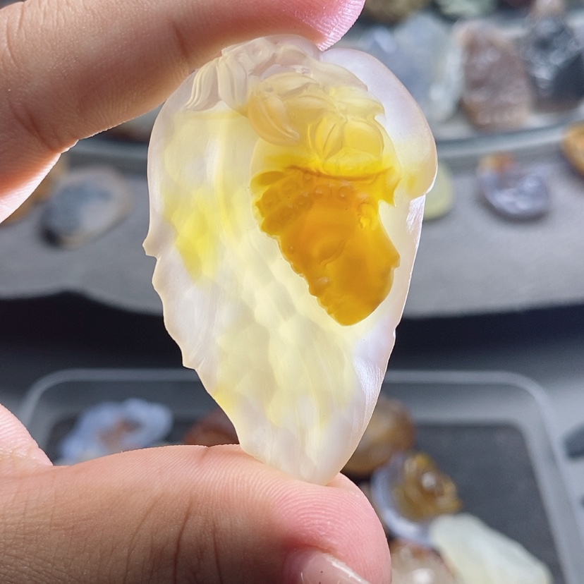 【闪购商品】未镶嵌吊坠定制玛瑙