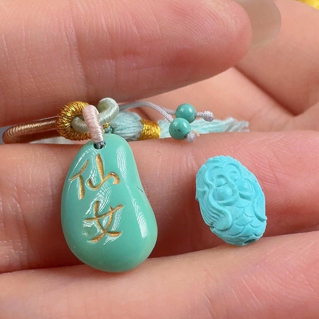 绿松石珠宝奇石未镶嵌