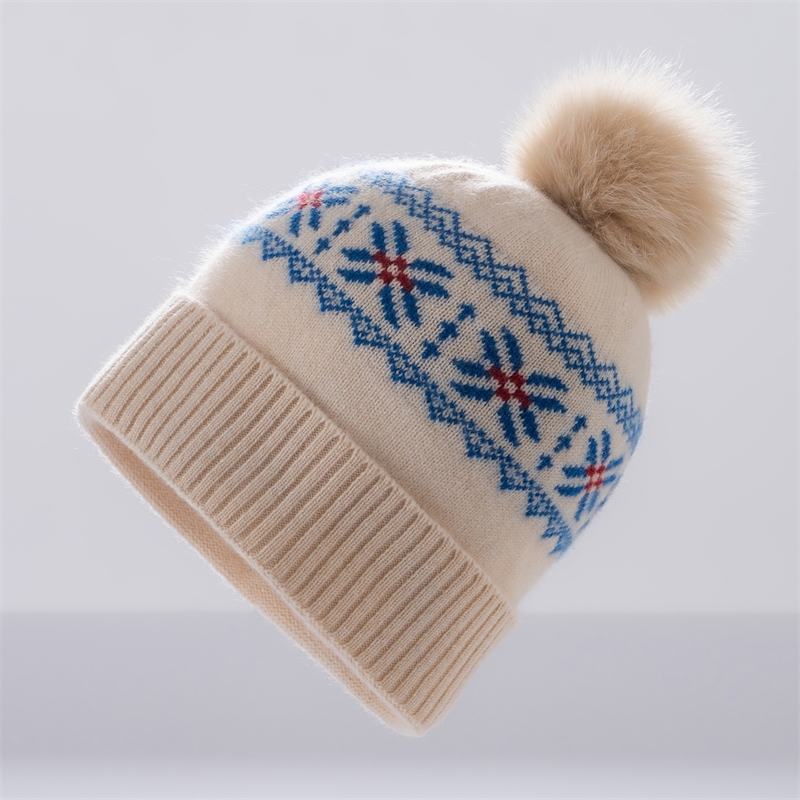 秋冬极简风冬季针织帽中国风帽子女士韩版冷帽保暖帽