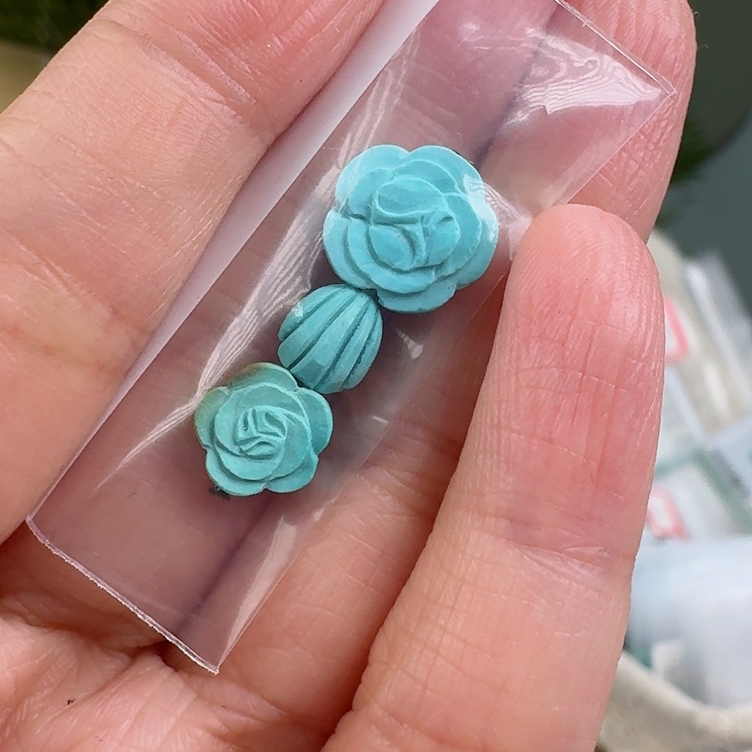 绿松石珠宝奇石未镶嵌