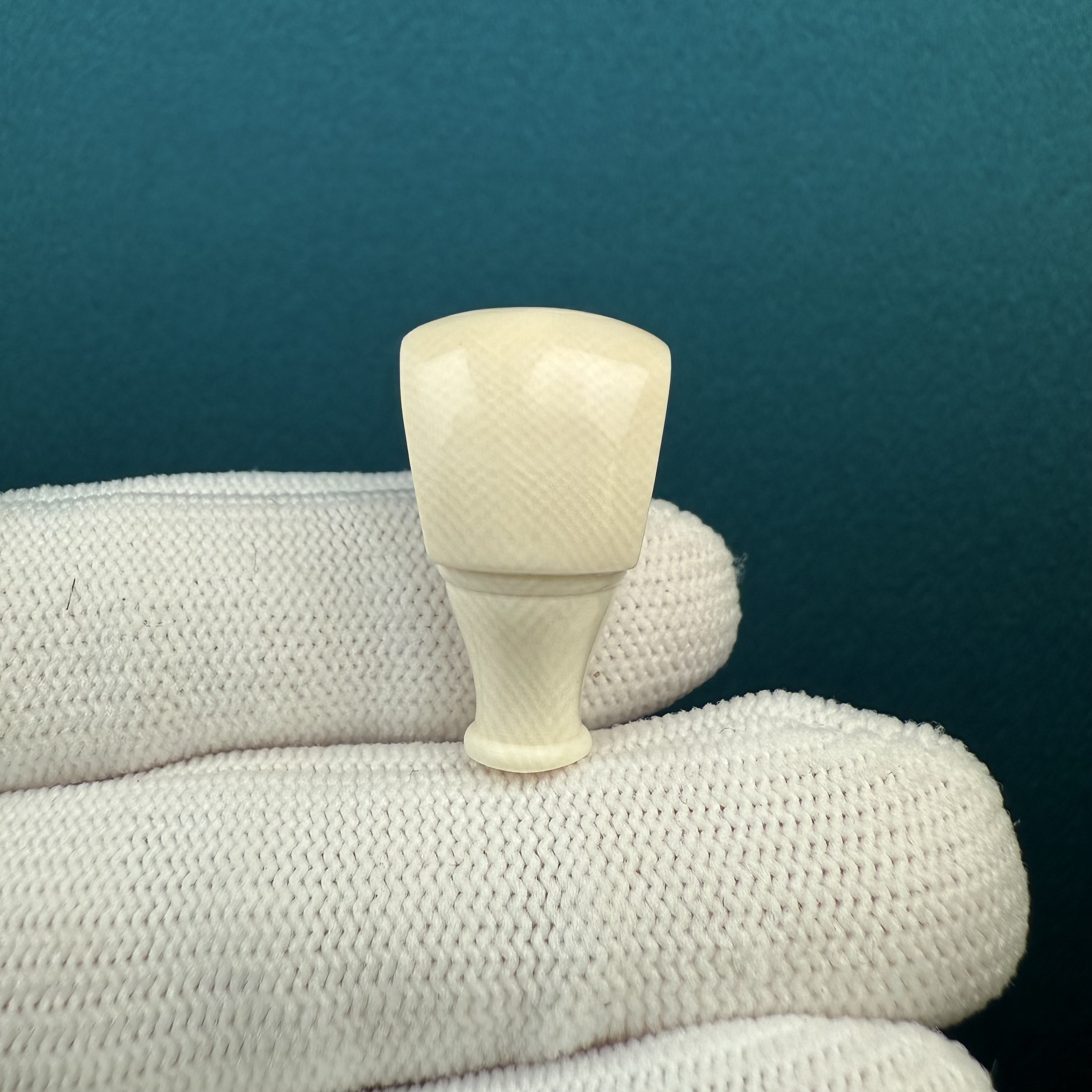 D29-54天然猛犸牙 藏式三通 14.5*24.7mm支持复检假一罚十