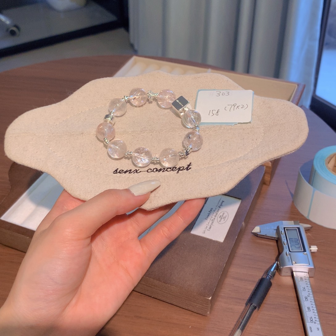 未镶嵌手串水晶颗*303号