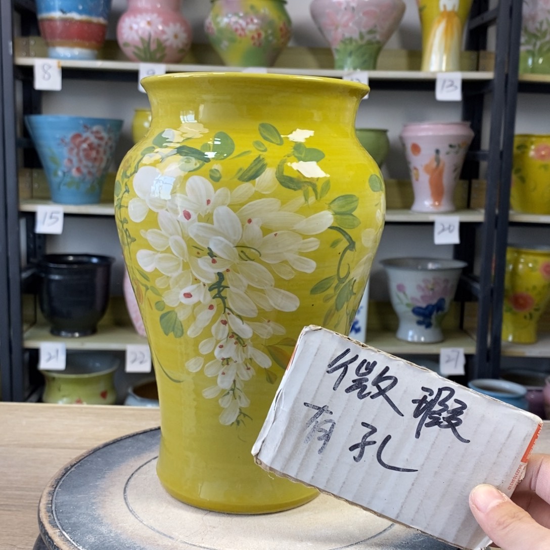 ꧁***꧂景德镇手工手绘陶瓷花盆