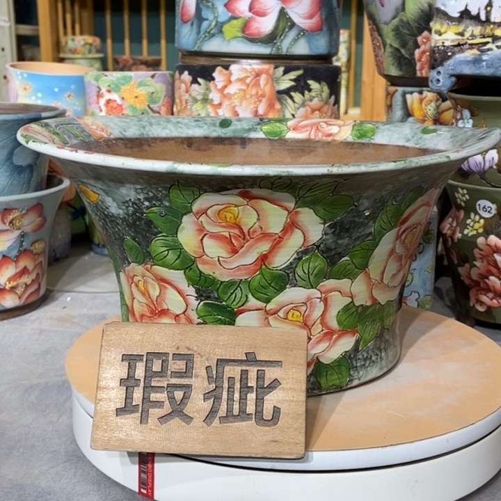 红陶景德镇艺术手绘作品