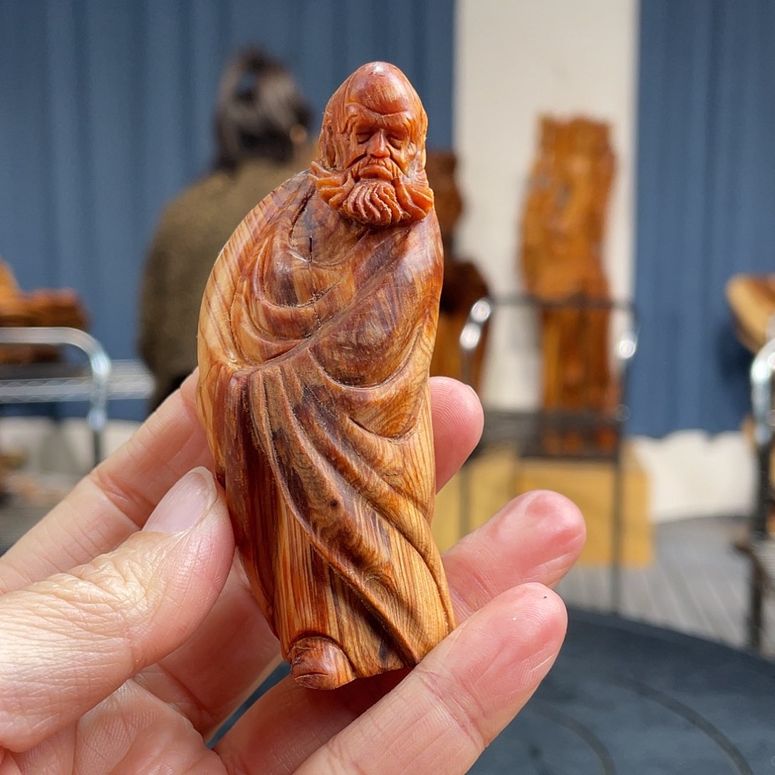 柏木（崖柏）手把件