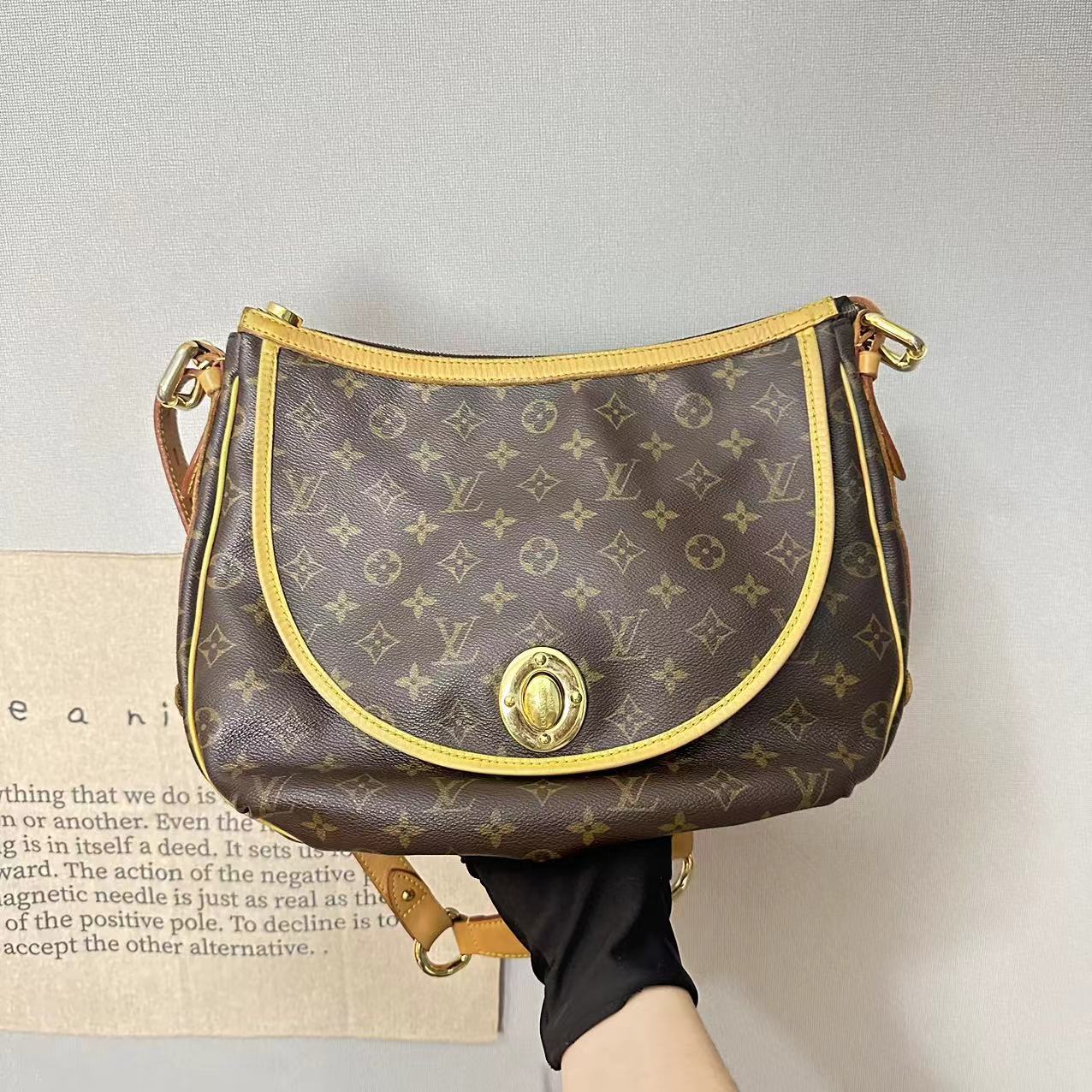 95新 LouisVuitton/路易威登 古登中古/lv金豆包/斜挎包/单肩包