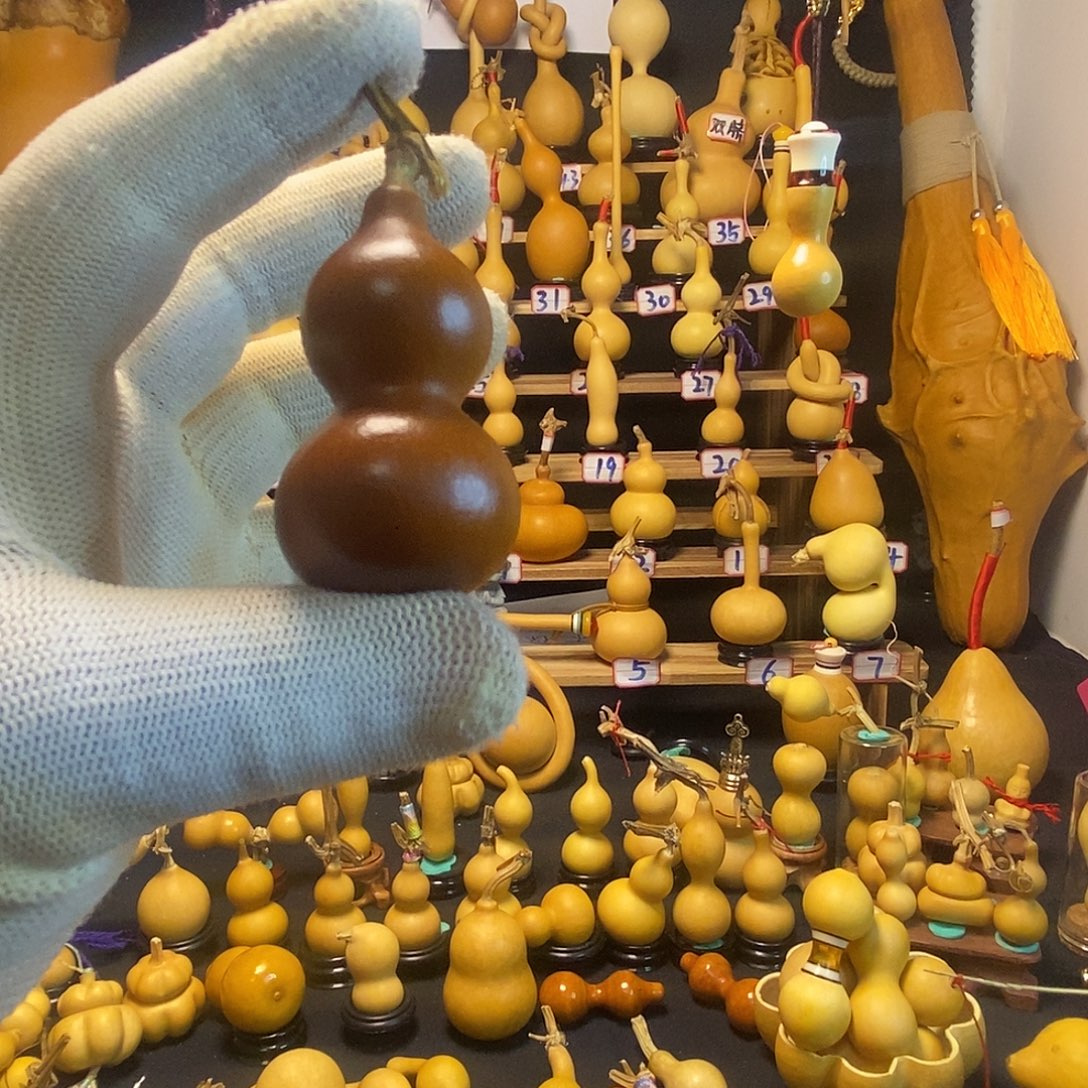 藤类葫芦一把，红皮