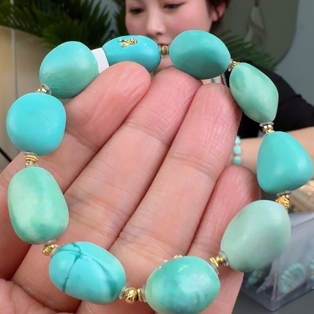 绿松石珠宝奇石未镶嵌