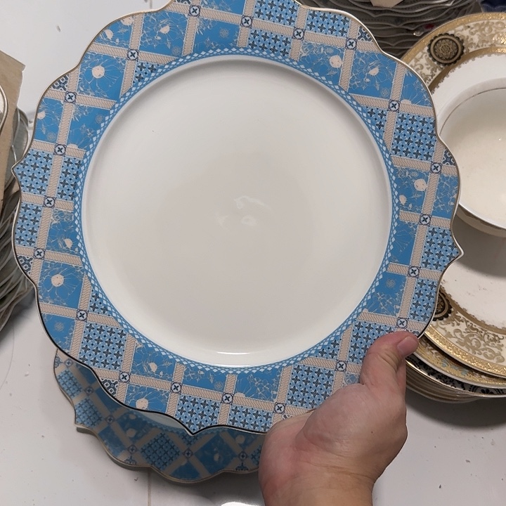 瓷10.5寸牛排盘35米两个