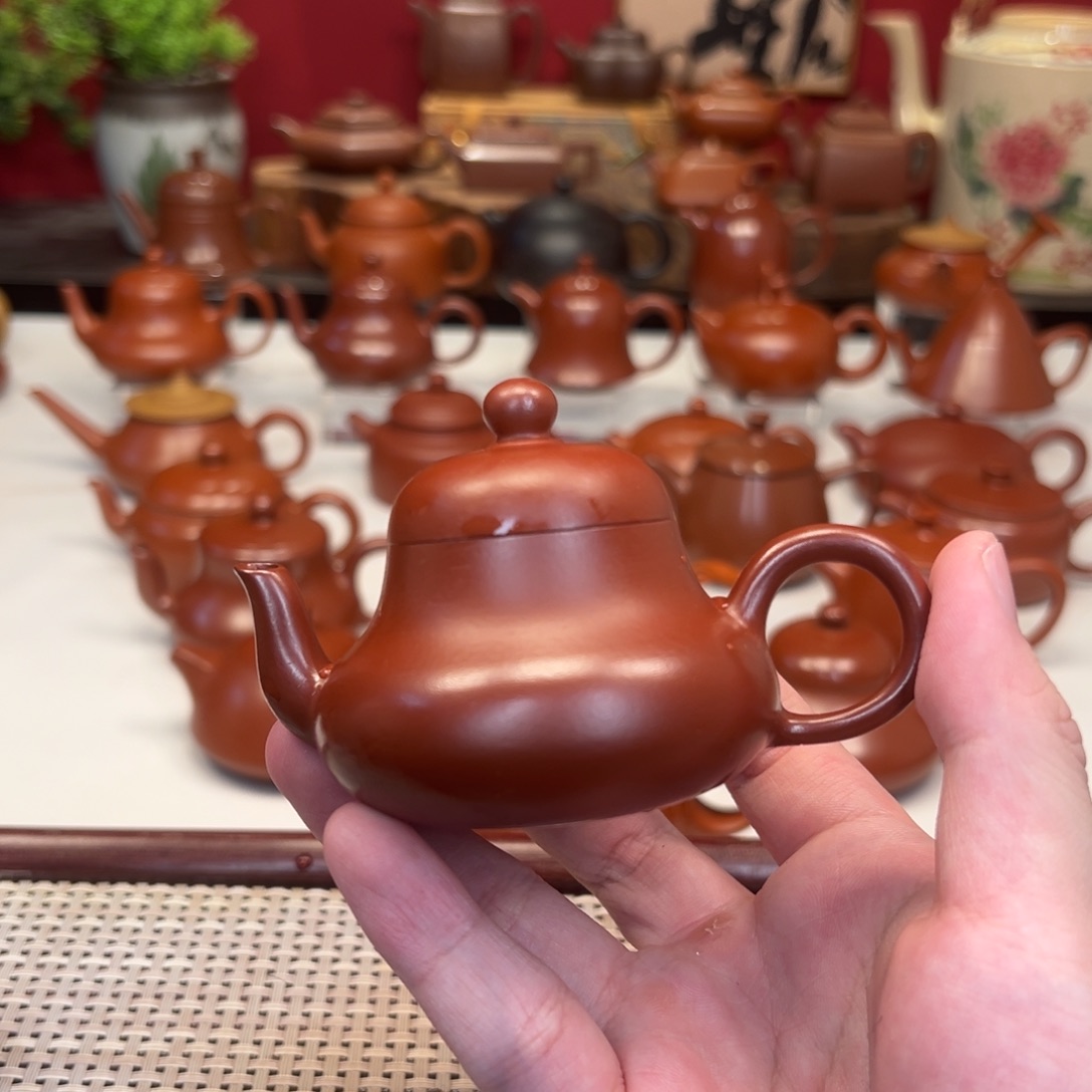 紫砂茶壶潮州手拉壶手拉高