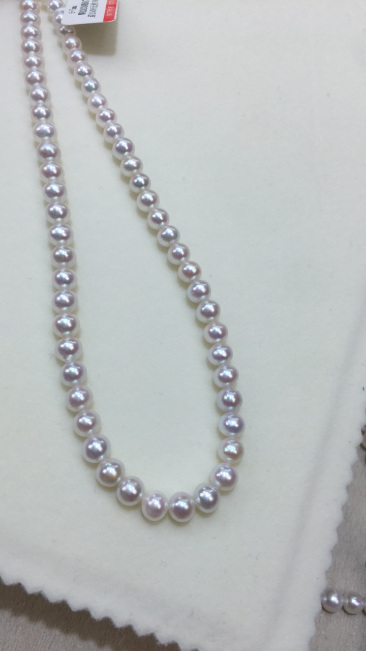 6/7近圆爆亮极强光炫彩媲美海水光项链