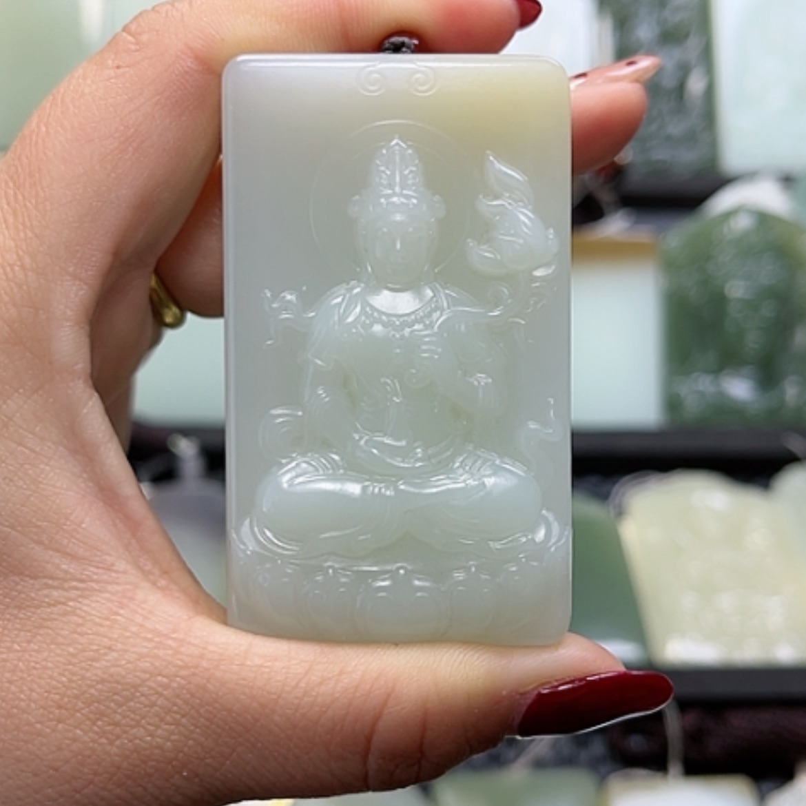 【闪购商品】和田玉颈饰未镶嵌用****4