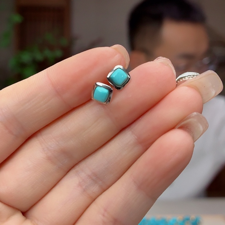 未镶嵌绿松石珠宝奇石多样性发货