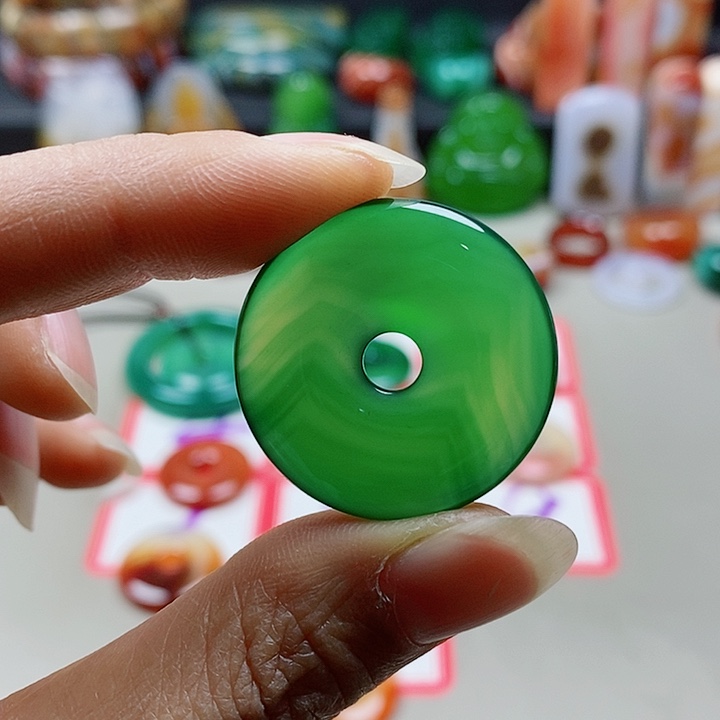 未镶嵌吊坠(不含链)玛瑙/玉髓尼****花