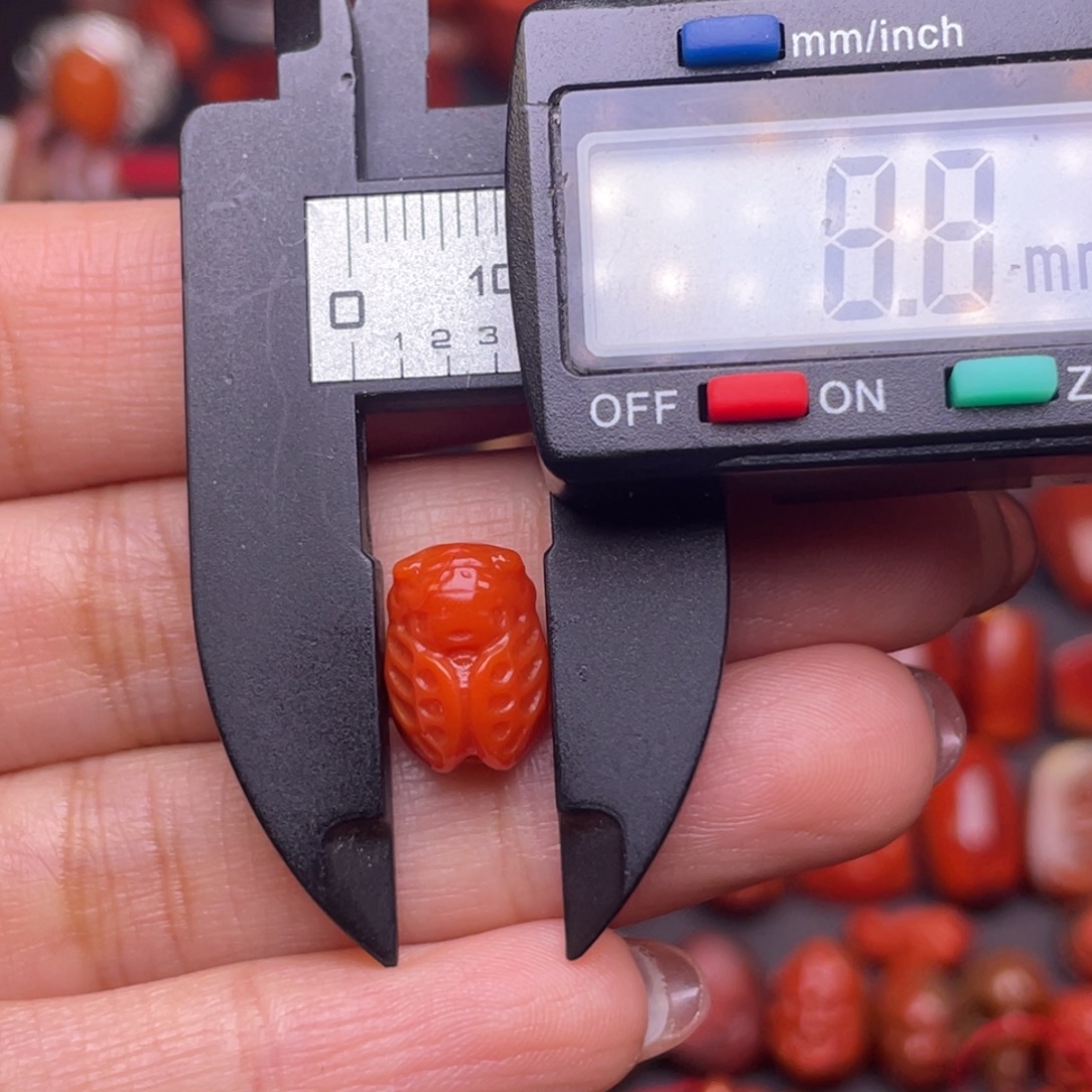 共***人南红玛瑙未镶嵌配饰