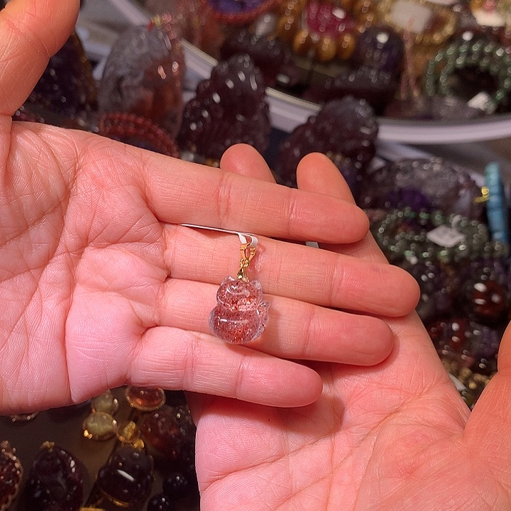 水晶颈饰未镶嵌订制