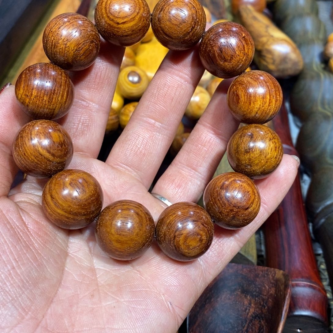 黄花梨/降香黄檀J**N木珠