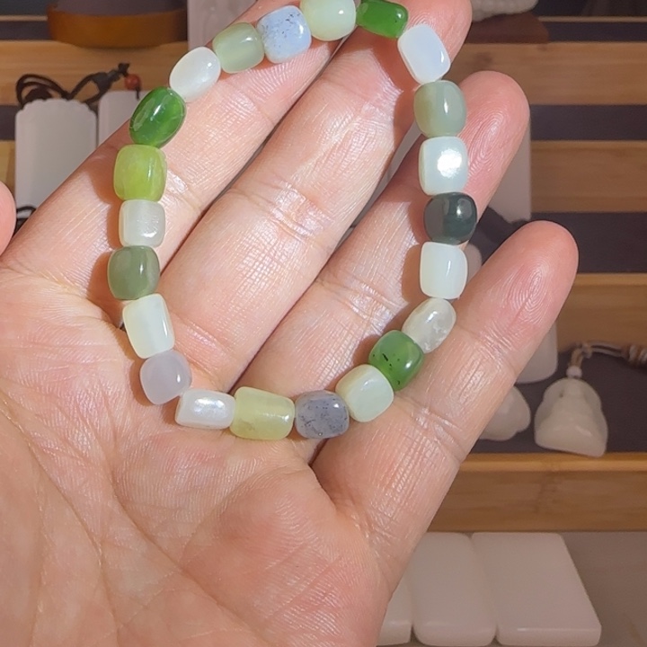 和田玉手链未镶嵌