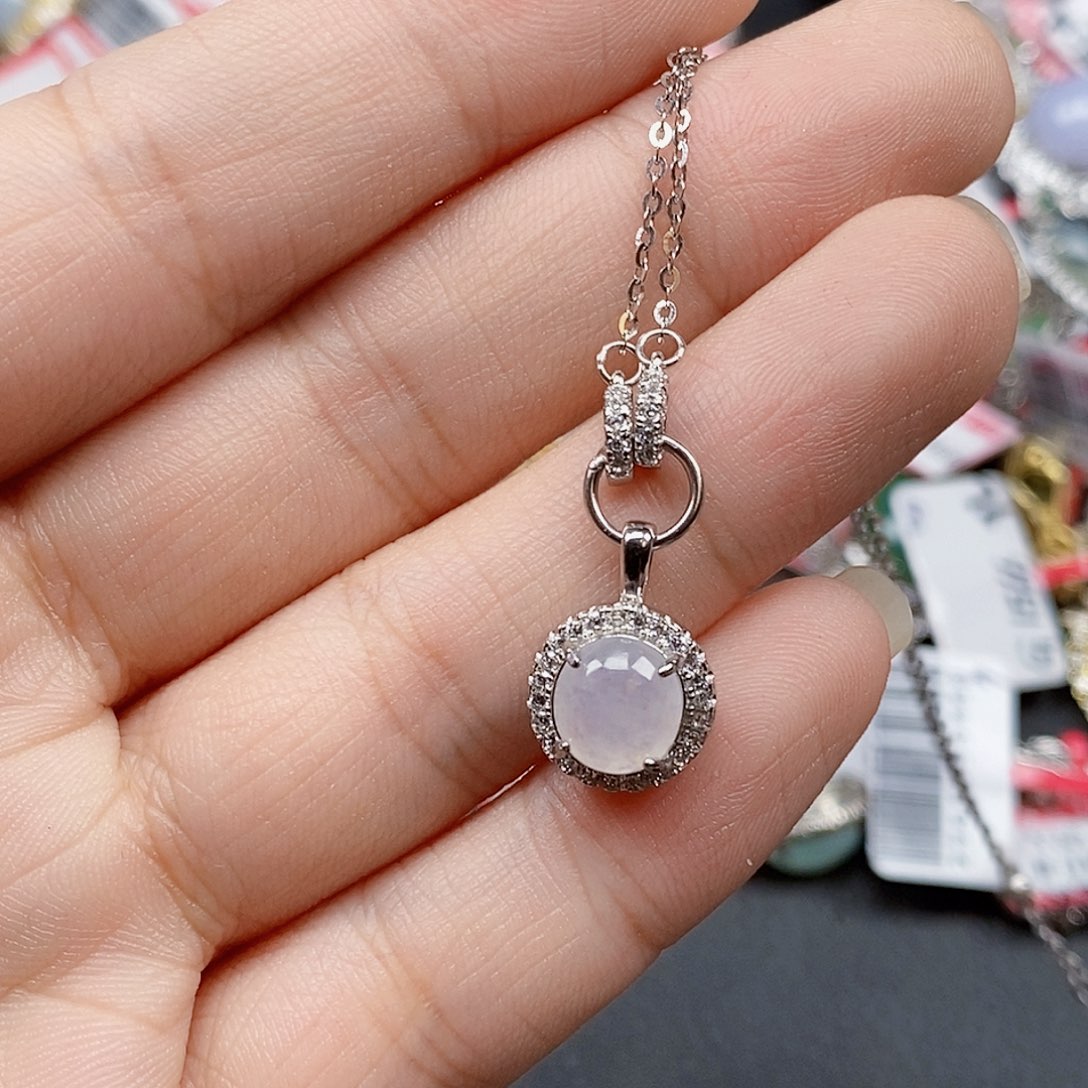 翡翠银S925镶嵌戒指