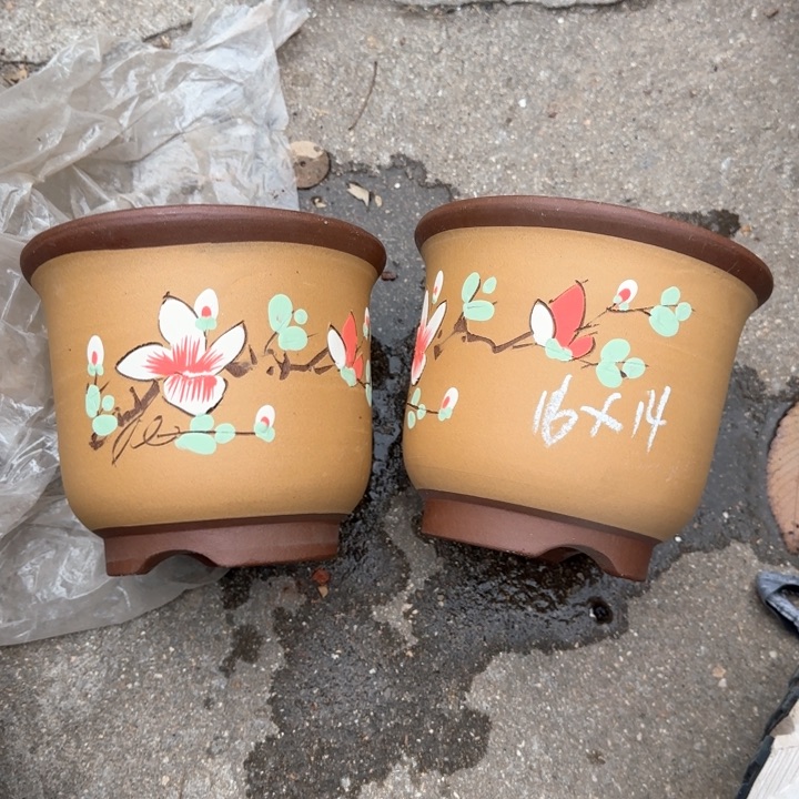 紫砂花盆特价清仓