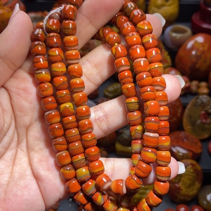 玛瑙/玉髓未镶嵌项链