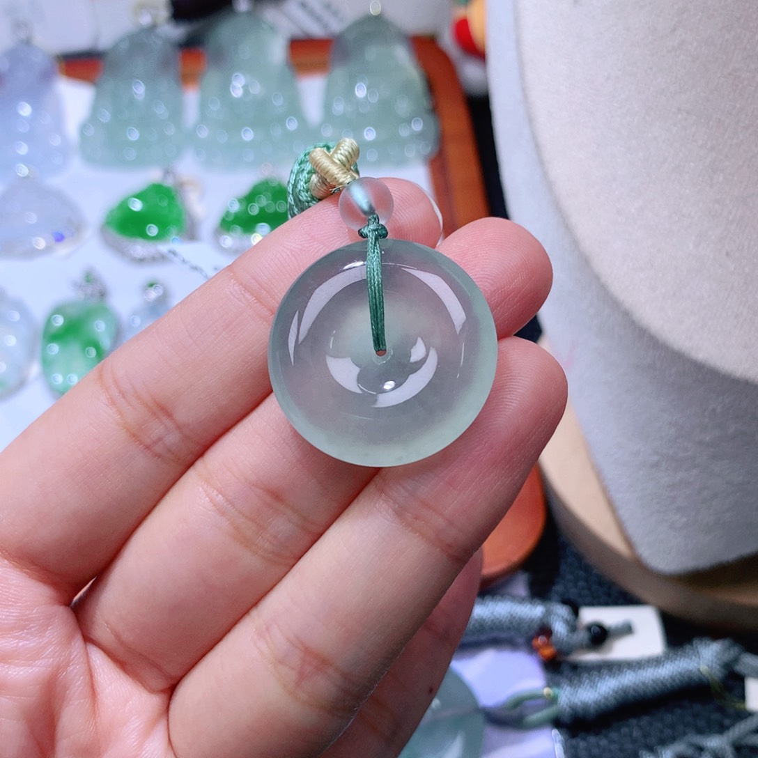 颈饰未镶嵌翡翠扣子25.8*6.1