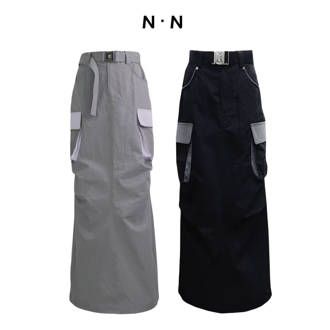 吉美•原创设计师新款工装半身裙