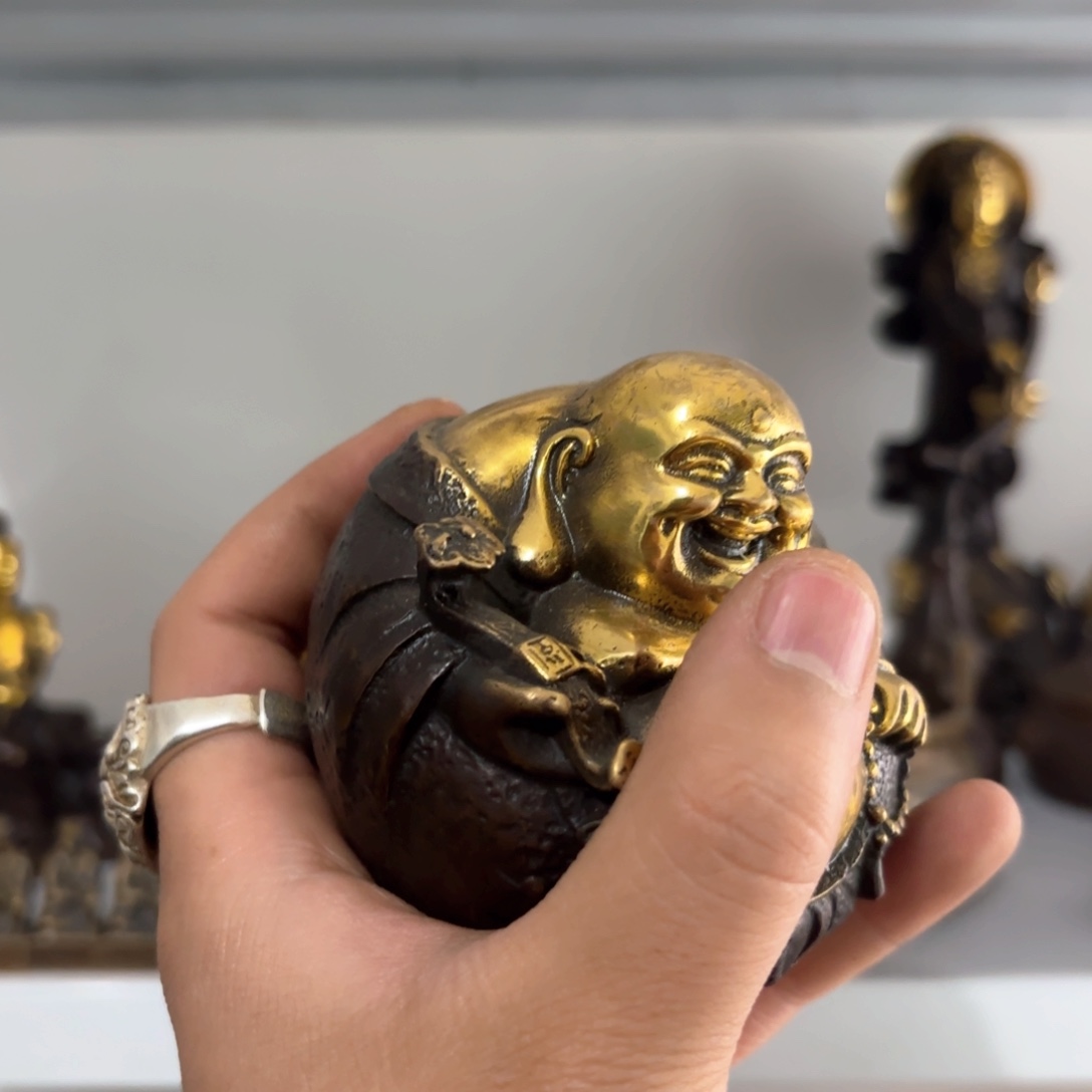 珍华铜器文玩摆件