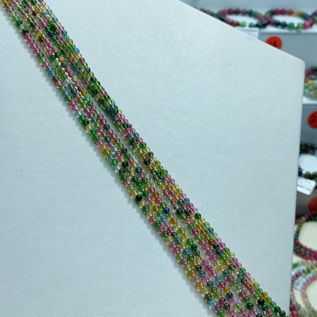 碧玺手链未镶嵌多样性发一条